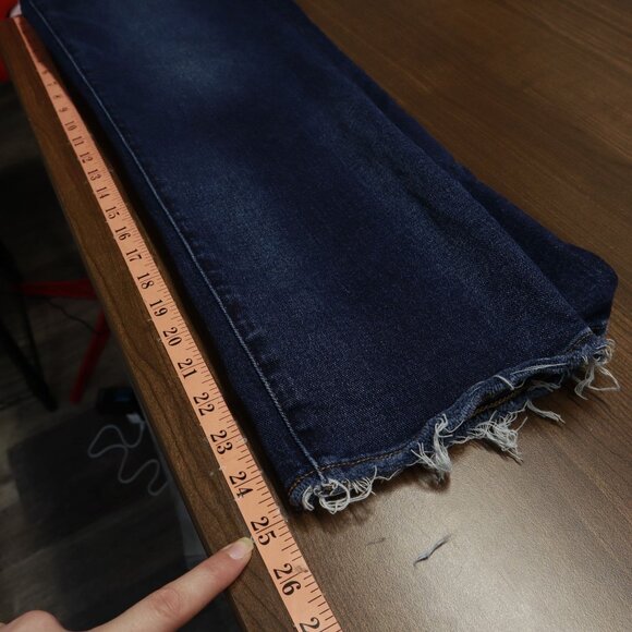 Express Straight Ankle High Rise Jeans Womens 2R Blue Elevated Basic Capsule - Picture 12 of 16